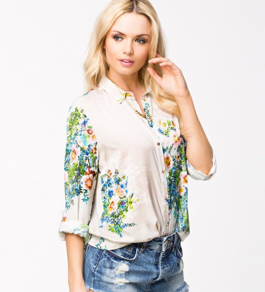 Floral Sleeveless Layered B.F. Blouse main image 0